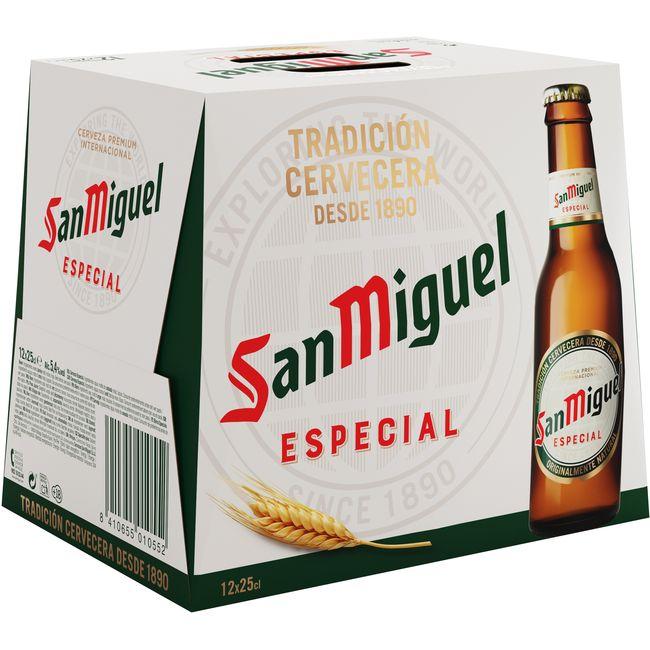 precios Cerveza San Miguel, Pack Botellín 12X25 Cl en Eroski