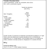 Tomate triturado DANTZA, lata 780 g