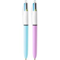 Bolígrafo de 4 colores cuerpo pastel punta 1 mm, ¿Cuál te llegará? Fun BIC, 1 ud
