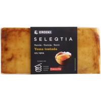 Turrón de yema EROSKI SELEQTIA, tableta 300 g