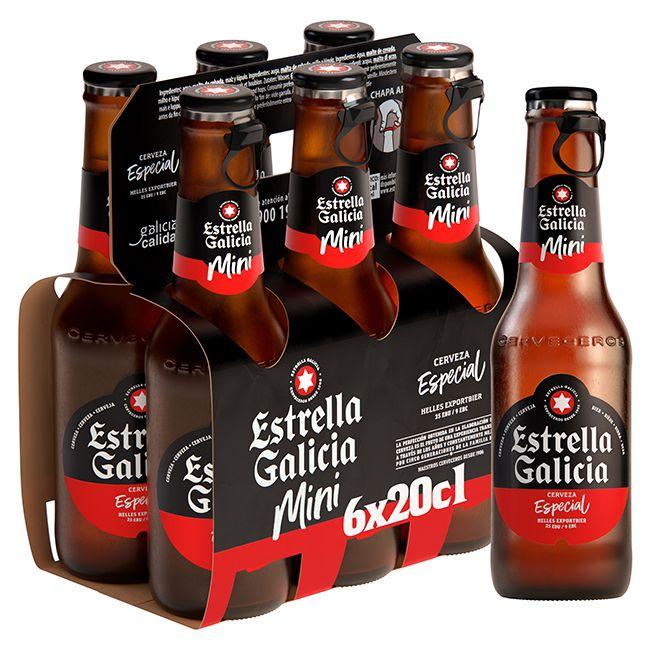 precios Cerveza Especial Estrella Galicia, Pack 6X20 Cl en Eroski