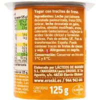 Yogur con fresas-albaricoque-pera-mora EROSKI, pack 8x125 g