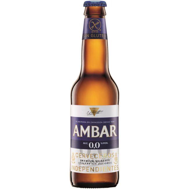 precios Cerveza 0,0 Sin Gluten Ambar, Botellín 33 Cl en Eroski