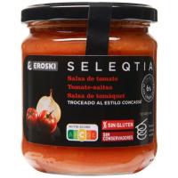 Salsa de tomate Eroski SELEQTIA, frasco 350 g 