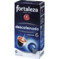 Café descafeinado compatible Nespresso FORTALEZA, caja 10 uds