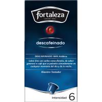 Café descafeinado compatible Nespresso FORTALEZA, caja 10 uds