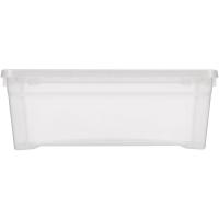 Caja de plástico con tapa textile, CURVER, 10 litros, 342x297x125mm