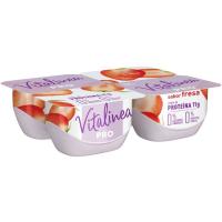 Yogur desna. de fresa DANONE Vitalínea Satisfación, pack 4x135 g