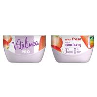 Yogur desna. de fresa DANONE Vitalínea Satisfación, pack 4x135 g
