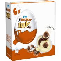 Huevo sorpresa KINDER JOY, pack 6x20 g