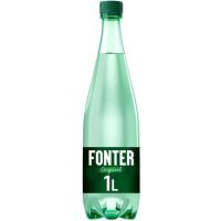 Agua mineral con gas FONTER, botella 1 litro