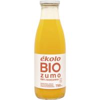 Zumo ecológico de mandarina ÉKOLO, botella 75 cl