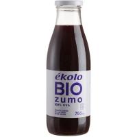 Zumo ecológico de uva negra ÉKOLO, botella 75 cl