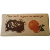 Chocolate negro con naranja ORBEA, tableta 125 g