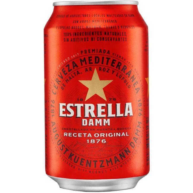 precios Cerveza Estrella Damm, Lata 33 Cl en Eroski
