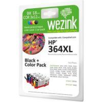 WEZINK tinta katutxoa, 4 kolore, HP 364XL-rekin bateragarria, 4 ale