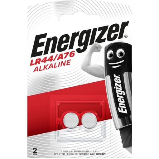 Pila especial botón LR44/A76 ENERGIZER, pack 2 uds