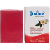 Jabón de manos rosa mosqueta LIXONÉ, pastilla 125 g