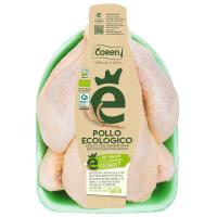 Pollo entero ecológico COREN, pieza al peso aprox. 1.7 kg