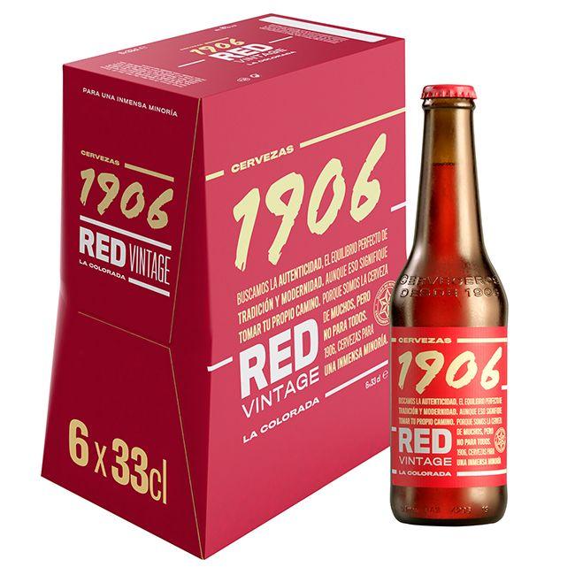 precios Cerveza 1906 Red Vintage, Pack 6X33 Cl en Eroski