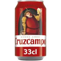Cerveza CRUZCAMPO, lata 33 cl