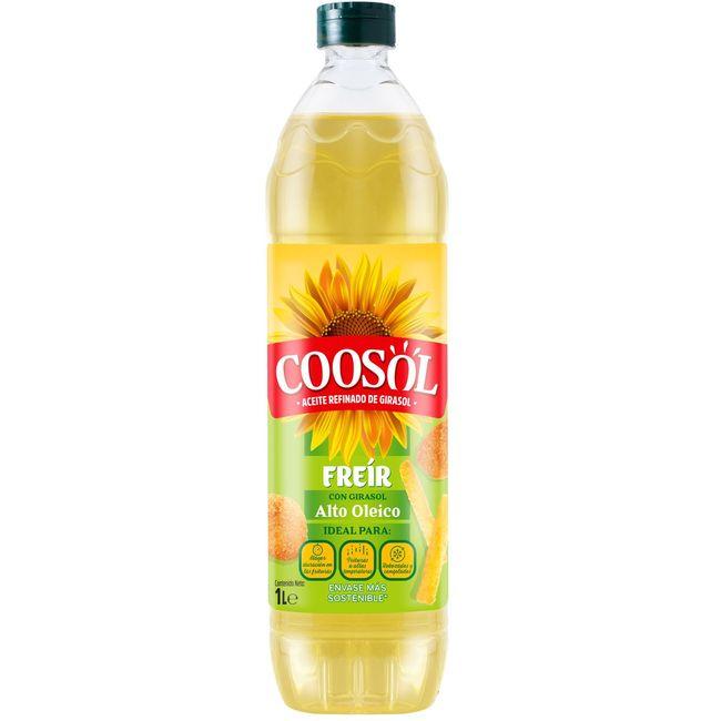 precios Aceite de girasol especial para freir COOSOL, botella 1 litro en Eroski