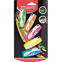Marcador fluorescente 5 colores, Mini Pocket MAPED, pack 5 uds