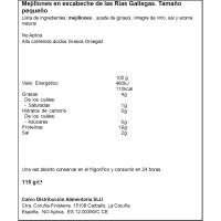 Mejillón al natural 14/19 piezas CALVO, lata 69 g