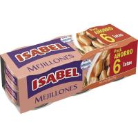 Mejillón en escabeche ISABEL, pack 6x80 g