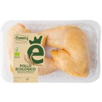 Muslos de pollo ecológico COREN, bandeja aprox. 620 g