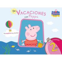De vacaciones con Peppa Pig: Cuaderno de actividades con pegatinas, Edad: 2 años