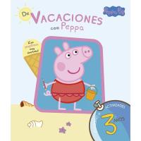 De vacaciones con Peppa Pig: Cuaderno de actividades con pegatinas, Edad: 3 años