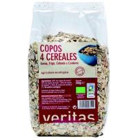 Copos 4 cereales integrales VERITAS, bolsa 500 g