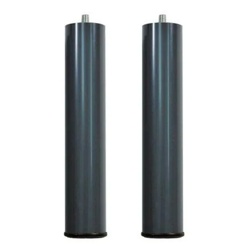 Juego de 2 patas para somier de 26 cm color gris PIKOLIN