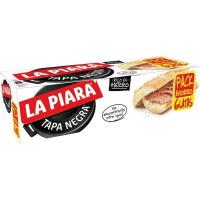 Paté LA PIARA Tapa Negra, pack 6x75 g