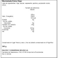 Mermelada de higos HELIOS, frasco 340 g 