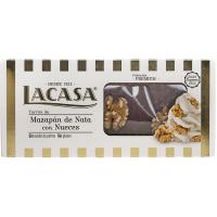 Turrón de mazapán-nata-nuez LACASA, caja 200 g