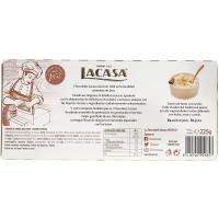 LACASA praline eta arrozezko turroia esnearekin, kutxa 225 g