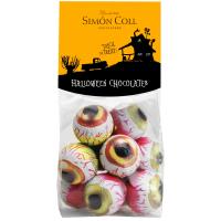 Ojos de chocolate Halloween SIMON COLL, bolsa 120 g