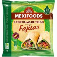 MEXIFOODS fajitentzako wrap tortillak, paketea 320 g