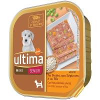 Alimento pollo-verdura perro mini senior ULTIMA, tarrina 150 g