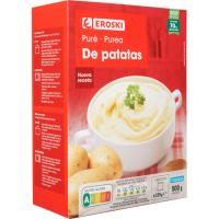 Puré de patatas EROSKI, pack 4x125 g