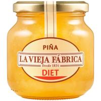 Mermelada de piña LA VIEJA FABRICA Diet, frasco 280 g 