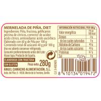 Mermelada de piña LA VIEJA FABRICA Diet, frasco 280 g 
