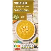 Crema de verduras de la huerta EROSKI, brik 500 g