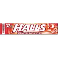 Caramelo de fresa HALLS Vita-C, paquete 32 g