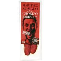 Chorizo barbacoa inferno MARTÍNEZ SOMALO, bandeja 200 g