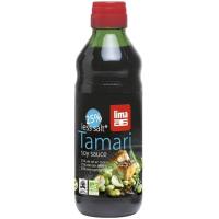Tamari menos sal LIMA, botella 250 ml