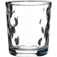 Vaso de agua Space, cristal transparente hoyos, 26 cl FUENTES GUERRA, Pack 6 uds