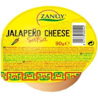Salsa jalapeño cheddar ZANUY, tarrina 90 g